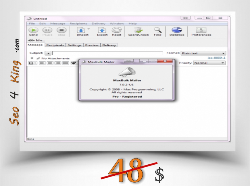 Maxprog MaxBulk Mailer PRO v8.6.1