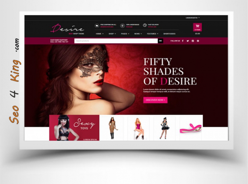 Desire Sexy Shop Theme