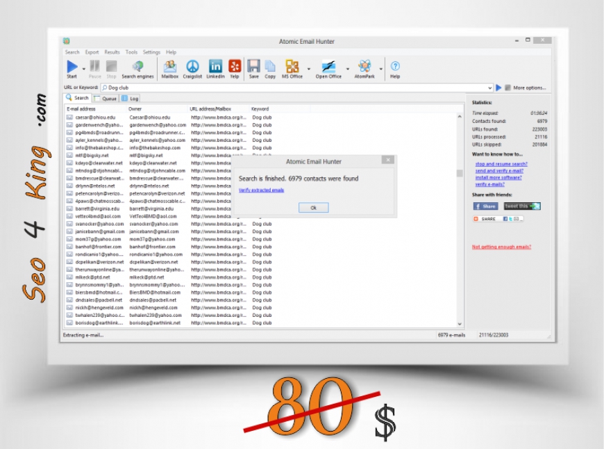 Atomic Email Hunter 3.50
