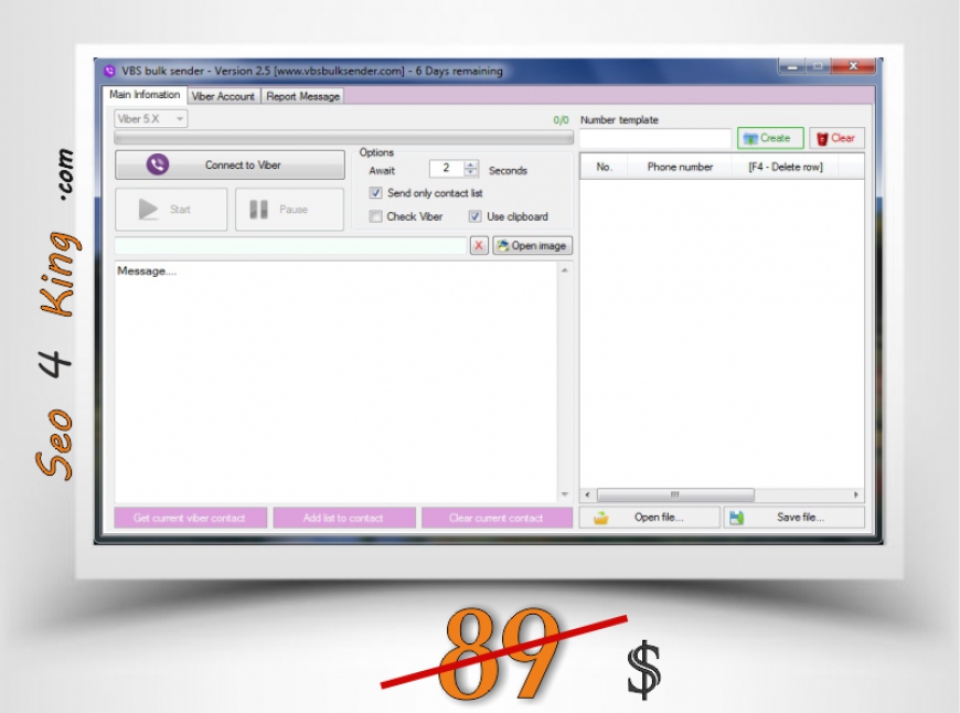 SpamViber bulk sender 2.5