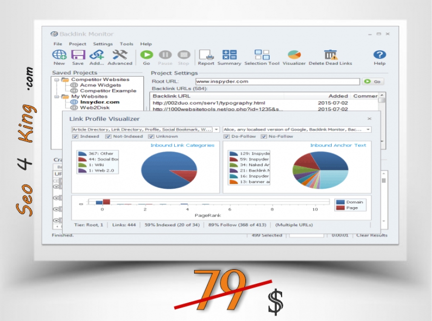 Inspyder Backlink Monitor v 4.1.5